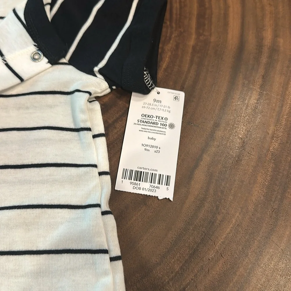 Carter's snap front pirate ship bodysuit